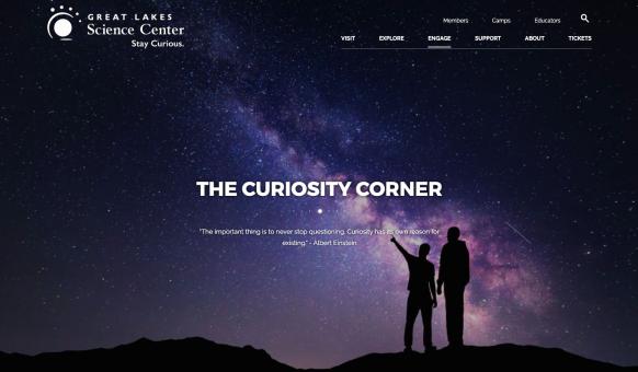 Great Lakes Science Center Website